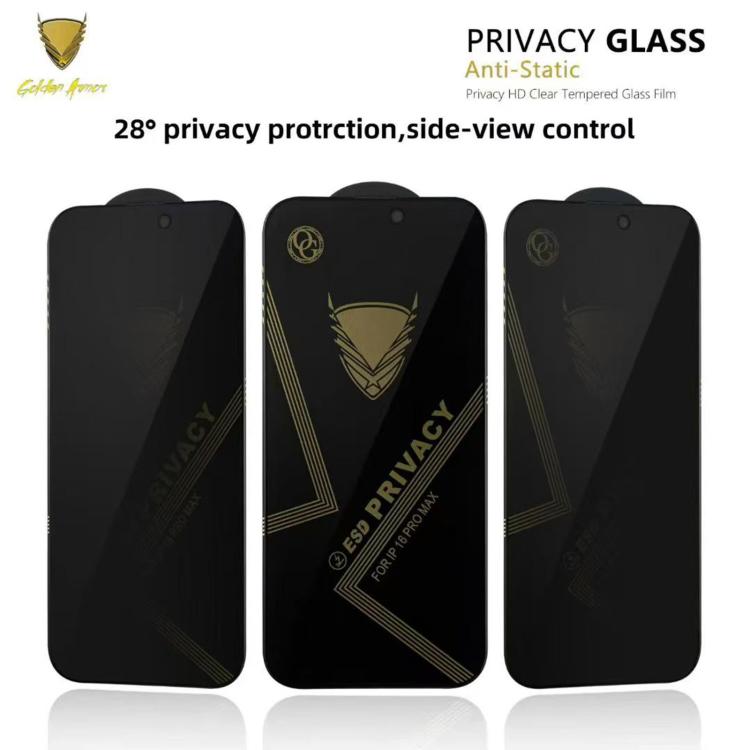 Pellicola vetro temperato privacy per iPhone 17e e 16e