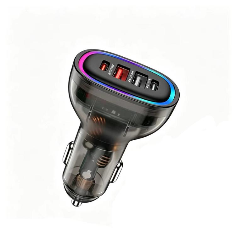 Caricabatterie da auto multiprotocollo 75W PD3.0 USB-C e USB