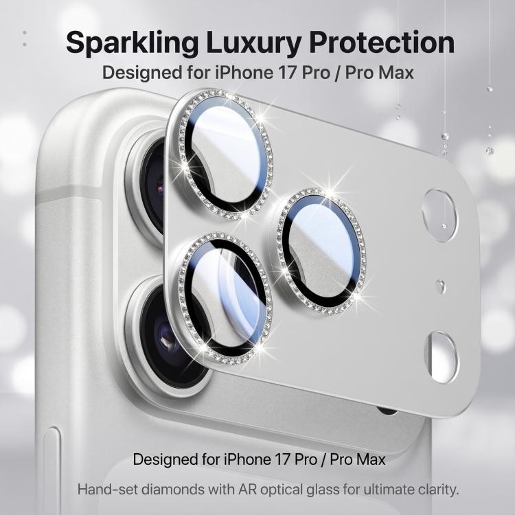 Pellicola protezione lente metallo per iPhone 17 Pro Max
