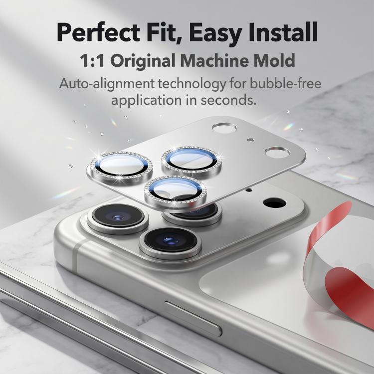 Pellicola protezione lente metallo per iPhone 17 Pro Max