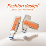 Chiavetta USB 3.2 HEYGATE U1 32-256GB alta velocità