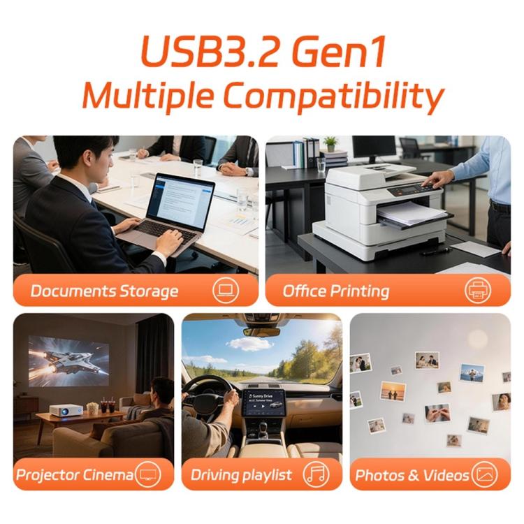 Chiavetta USB 3.2 HEYGATE U1 32-256GB alta velocità