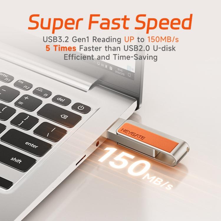 Chiavetta USB 3.2 HEYGATE U1 32-256GB alta velocità