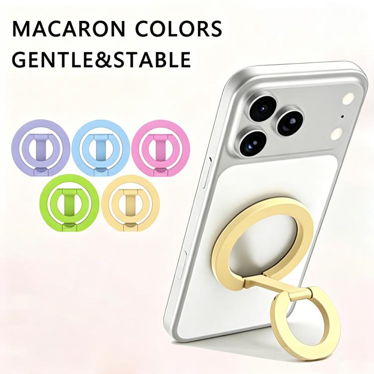 Supporto magnetico per telefono LeReach StarRing Dual Ring Macaron Alloy N52 con