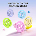 Supporto magnetico per telefono LeReach StarRing Dual Ring Macaron Alloy N52 con