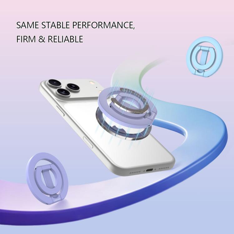 Supporto magnetico per telefono LeReach StarRing Dual Ring Macaron Alloy N52 con