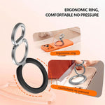 Supporto magnetico per telefono LeReach Triple Ring Apex Edition con anello