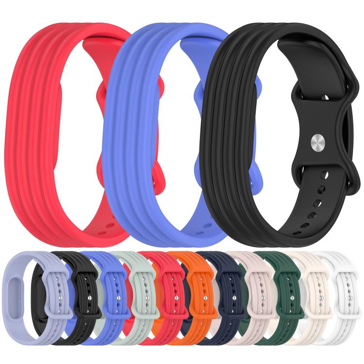 Cinturino in silicone con fibbia a farfalla per Fitbit Air