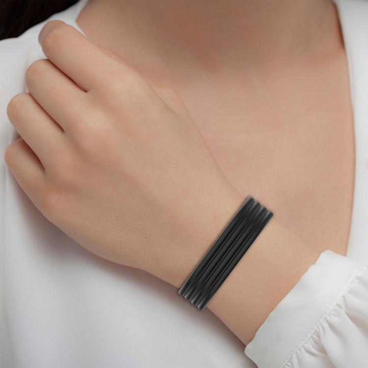 Cinturino in silicone con fibbia a farfalla per Fitbit Air
