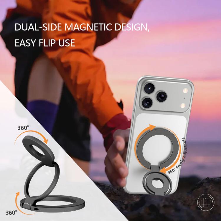 Supporto magnetico per telefono LeReach Triple Ring Power Edition con anello
