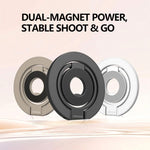 Supporto magnetico per telefono LeReach Triple Ring Power Edition con anello