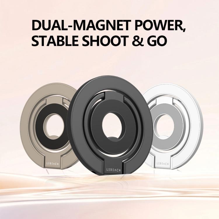 Supporto magnetico per telefono LeReach Triple Ring Power Edition con anello