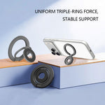 Supporto magnetico per telefono LeReach Triple Ring Power Edition con anello