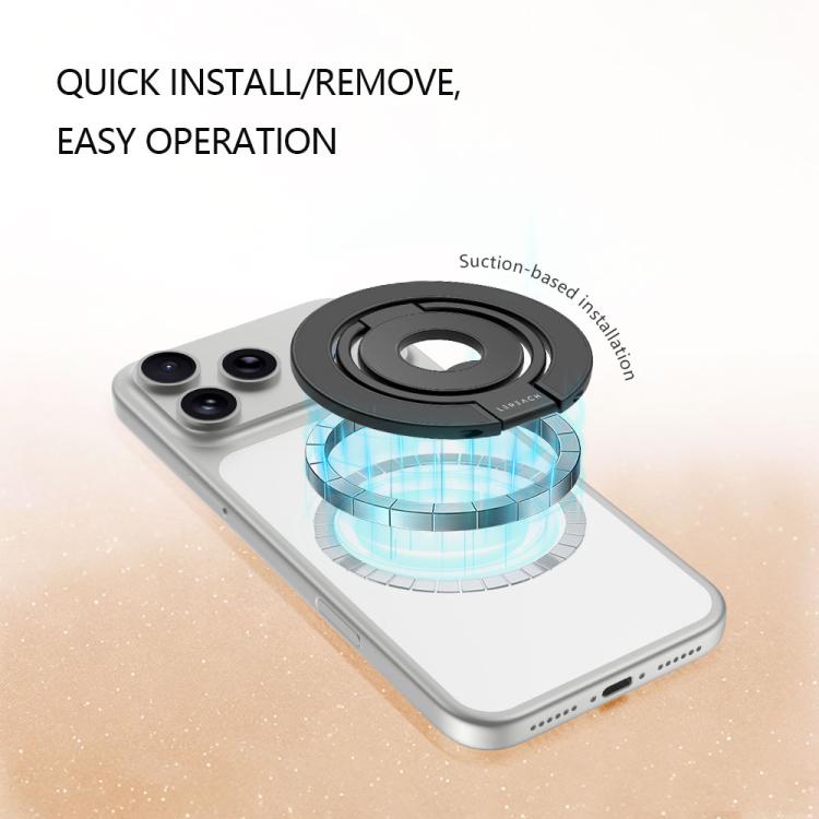 Supporto magnetico per telefono LeReach Triple Ring Power Edition con anello