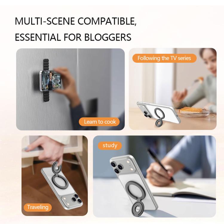 Supporto magnetico per telefono LeReach Triple Ring Power Edition con anello