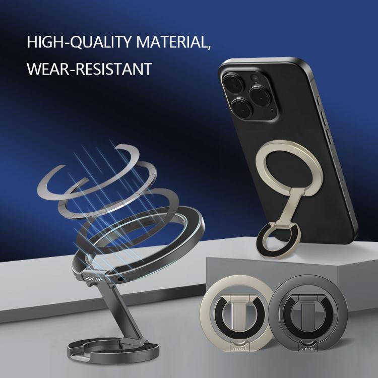 Supporto magnetico per telefono LeReach StarRing Dual Ring con rotazione a 360