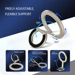 Supporto magnetico per telefono LeReach StarRing Dual Ring con rotazione a 360