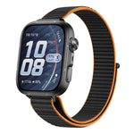 Cinturino nylon sottile con chiusura a strappo per Huawei Watch F