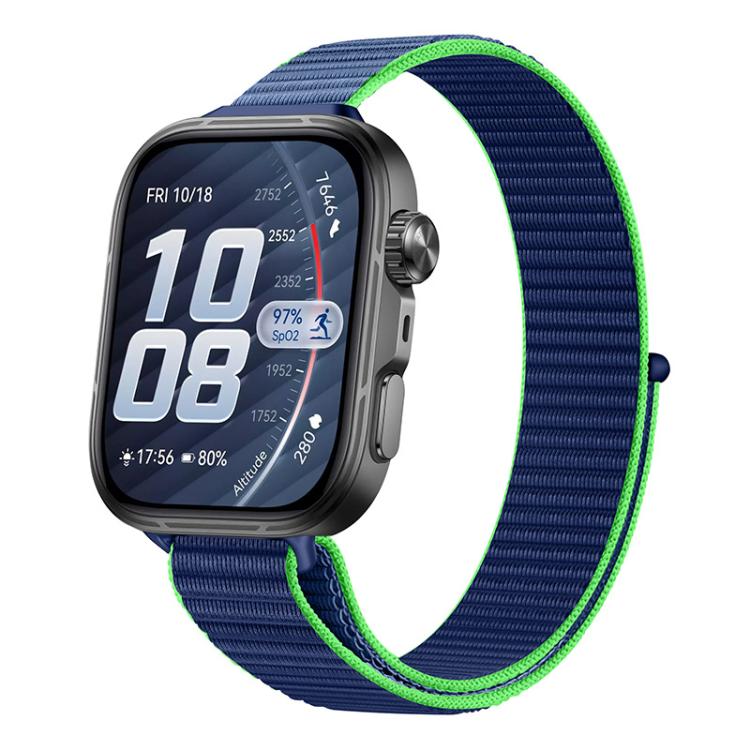 Cinturino nylon sottile con chiusura a strappo per Huawei Watch F