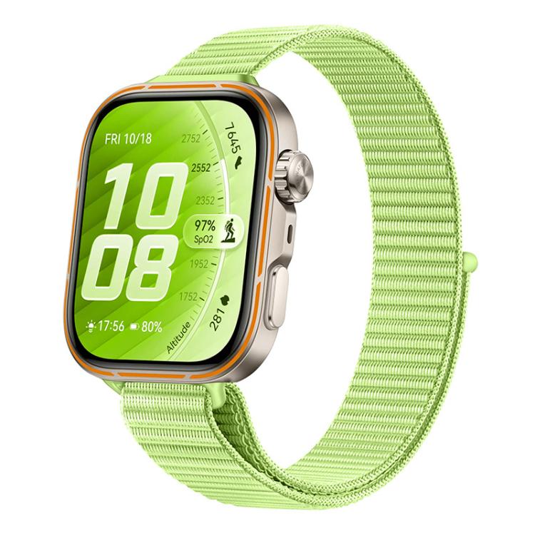 Cinturino nylon sottile con chiusura a strappo per Huawei Watch F