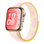 Cinturino nylon sottile con chiusura a strappo per Huawei Watch F