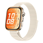 Cinturino nylon sottile con chiusura a strappo per Huawei Watch F