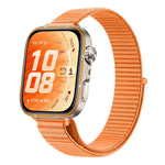 Cinturino nylon sottile con chiusura a strappo per Huawei Watch F