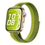 Cinturino nylon sottile con chiusura a strappo per Huawei Watch F