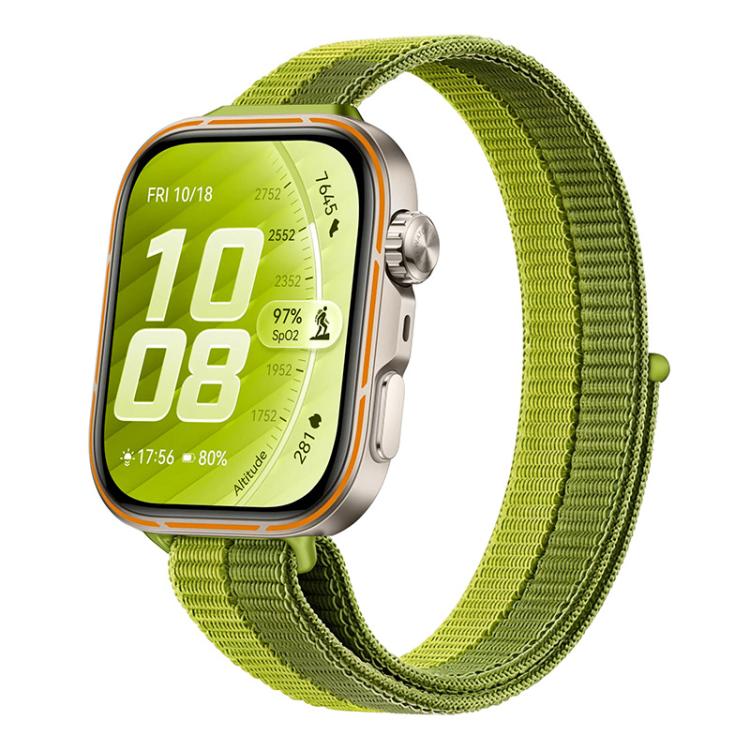 Cinturino nylon sottile con chiusura a strappo per Huawei Watch F