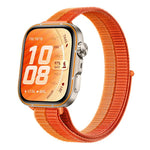 Cinturino nylon sottile con chiusura a strappo per Huawei Watch F