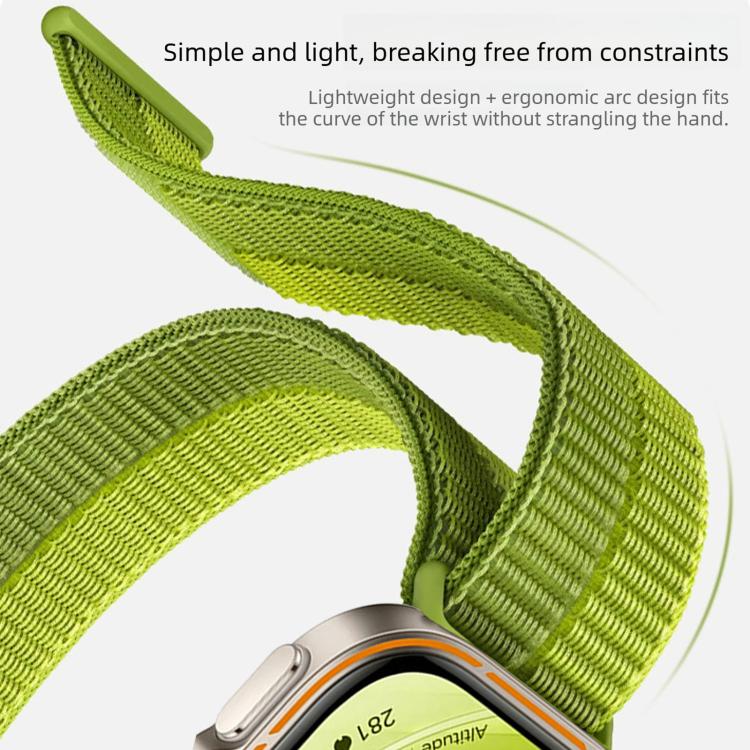 Cinturino nylon sottile con chiusura a strappo per Huawei Watch F