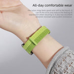 Cinturino nylon sottile con chiusura a strappo per Huawei Watch F