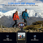 Videocamera sportiva D2 4K con obiettivo girevole e Wi-Fi - immagine 6