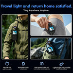 Videocamera sportiva D2 4K con obiettivo girevole e Wi-Fi - immagine 7