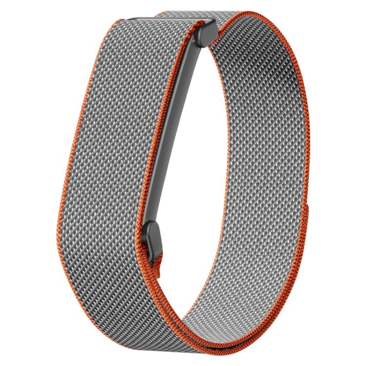 Cinturino nylon con griglia metallica per Fitbit Air