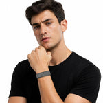 Cinturino nylon con griglia metallica per Fitbit Air