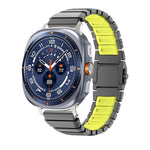 Cinturino in silicone e titanio per Galaxy Watch Ultra 2024-2026