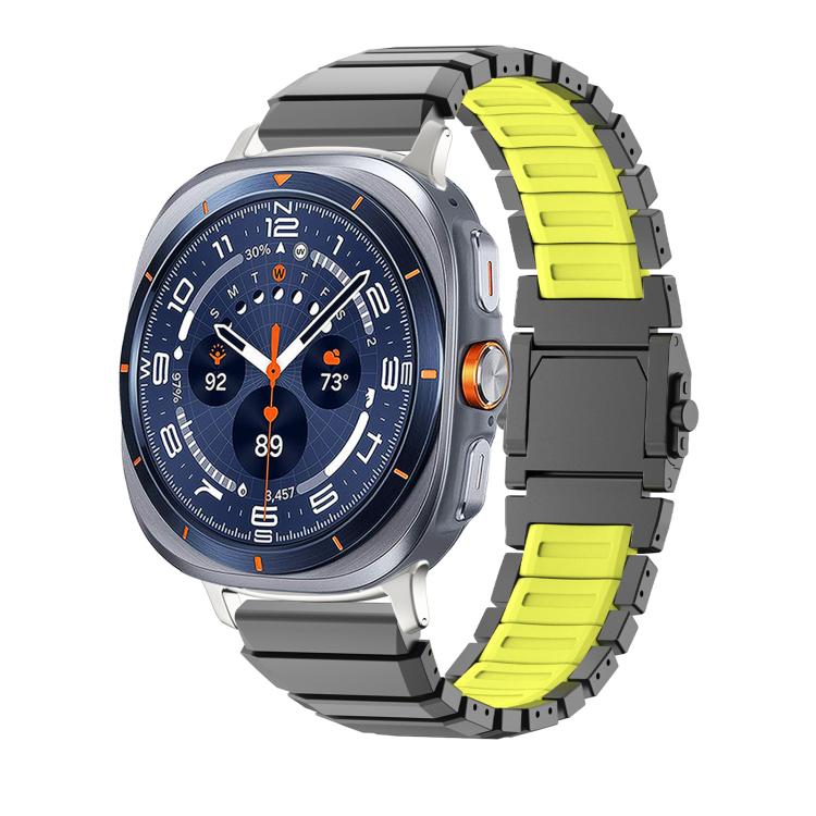 Cinturino in silicone e titanio per Galaxy Watch Ultra 2024-2026