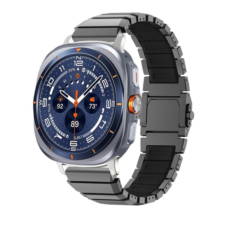 Cinturino in silicone e titanio per Galaxy Watch Ultra 2024-2026