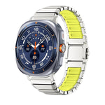 Cinturino in silicone e titanio per Galaxy Watch Ultra 2024-2026
