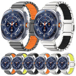 Cinturino in silicone e titanio per Galaxy Watch Ultra 2024-2026