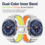 Cinturino in silicone e titanio per Galaxy Watch Ultra 2024-2026