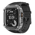 Cinturino in silicone con cornice metallo per Apple Watch Ultra 4