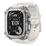 Cinturino in silicone con cornice metallo per Apple Watch Ultra 4
