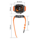 Cinturino in silicone con cornice metallo per Apple Watch Ultra 4