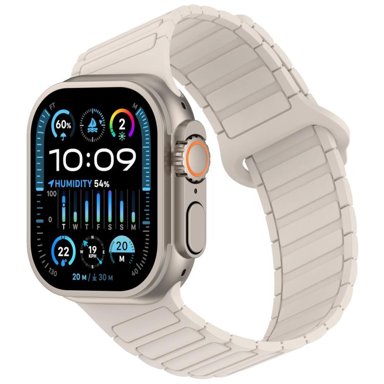 Cinturino in silicone con chiusura magnetica per Apple Watch