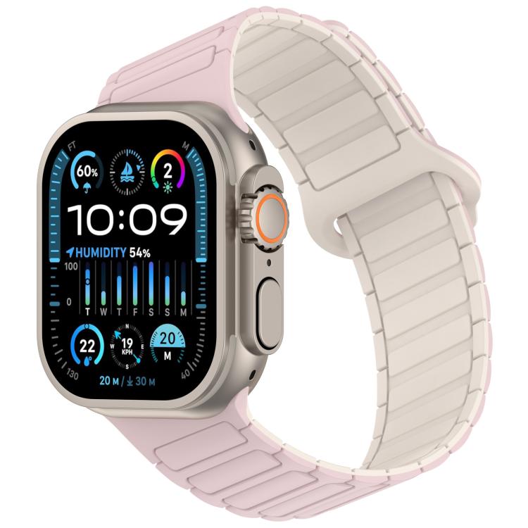 Cinturino in silicone con chiusura magnetica per Apple Watch