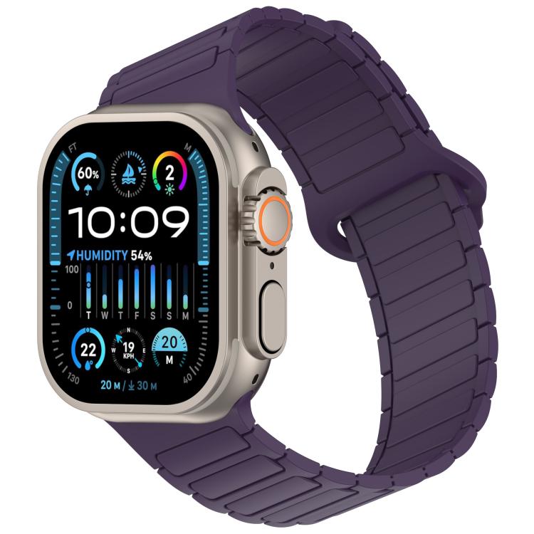 Cinturino in silicone con chiusura magnetica per Apple Watch
