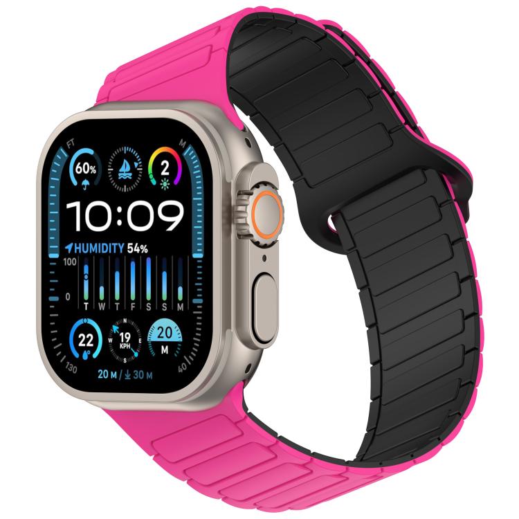 Cinturino in silicone con chiusura magnetica per Apple Watch