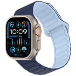 Cinturino in silicone con chiusura magnetica per Apple Watch